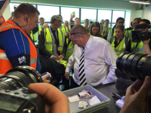 Joe Miller ¿@JoeMillerJr 2h2 hours ago Mike Ashley demonstrates search procedure at 043SportsDirect warehouse. In his pocket? A huge wad of £50 notes. SPORTS DIRECT